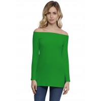 T-shirt long épaules nues en modal LANA