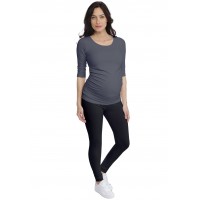 T-shirt de grossesse col rond en modal PAQUERETTE