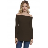 T-shirt long épaules nues en modal LANA