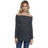 T-shirt long épaules nues en modal LANA