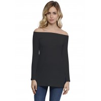 T-shirt long épaules nues en modal LANA
