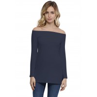 T-shirt long épaules nues en modal LANA