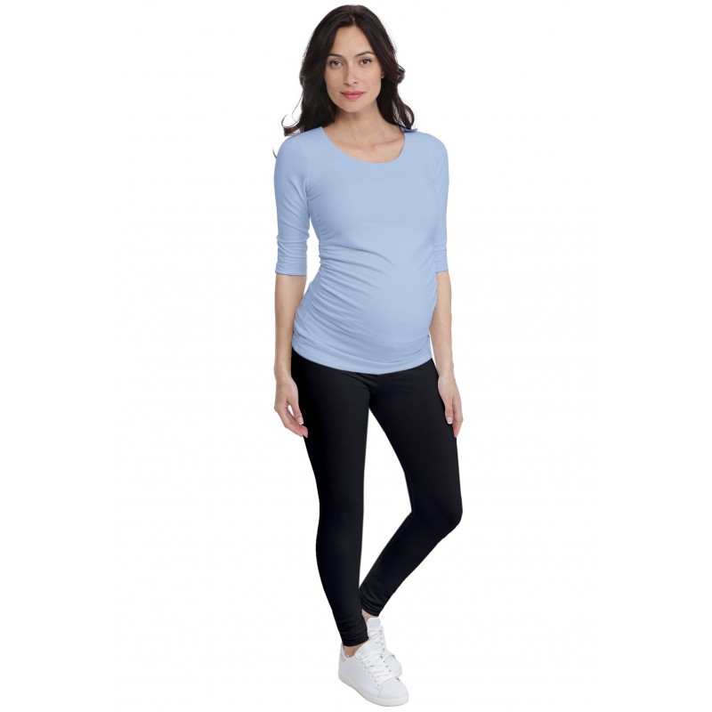 T-shirt de grossesse col rond en modal PAQUERETTE T-shirt de grossesse col rond en modal PAQUERETTE