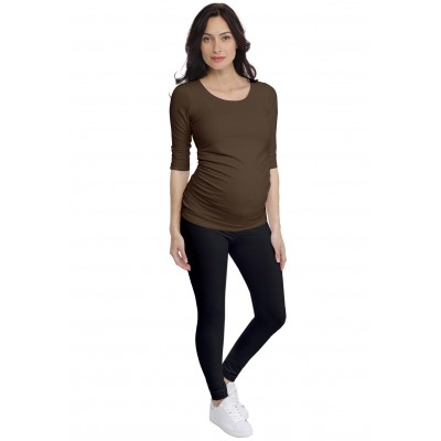 T-shirt de grossesse col rond en modal PAQUERETTE