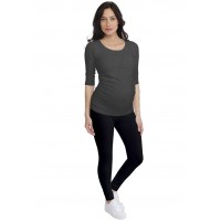T-shirt de grossesse col rond en modal PAQUERETTE