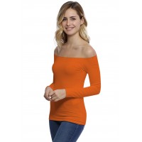 T-shirt épaules nues en modal MANOLO05