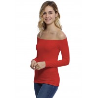T-shirt épaules nues en modal MANOLO05