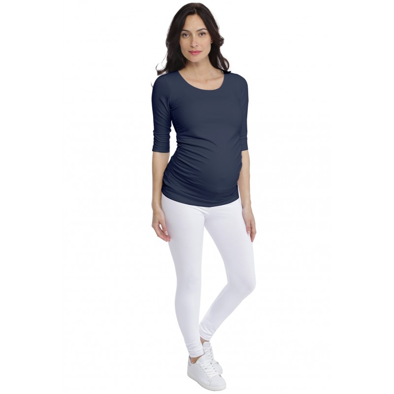 T-shirt de grossesse col rond en modal PAQUERETTE T-shirt de grossesse col rond en modal PAQUERETTE