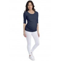 T-shirt de grossesse col rond en modal PAQUERETTE