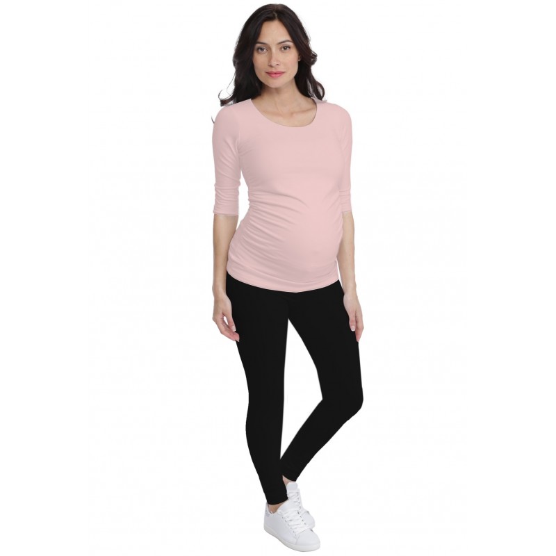 T-shirt de grossesse col rond en modal PAQUERETTE T-shirt de grossesse col rond en modal PAQUERETTE