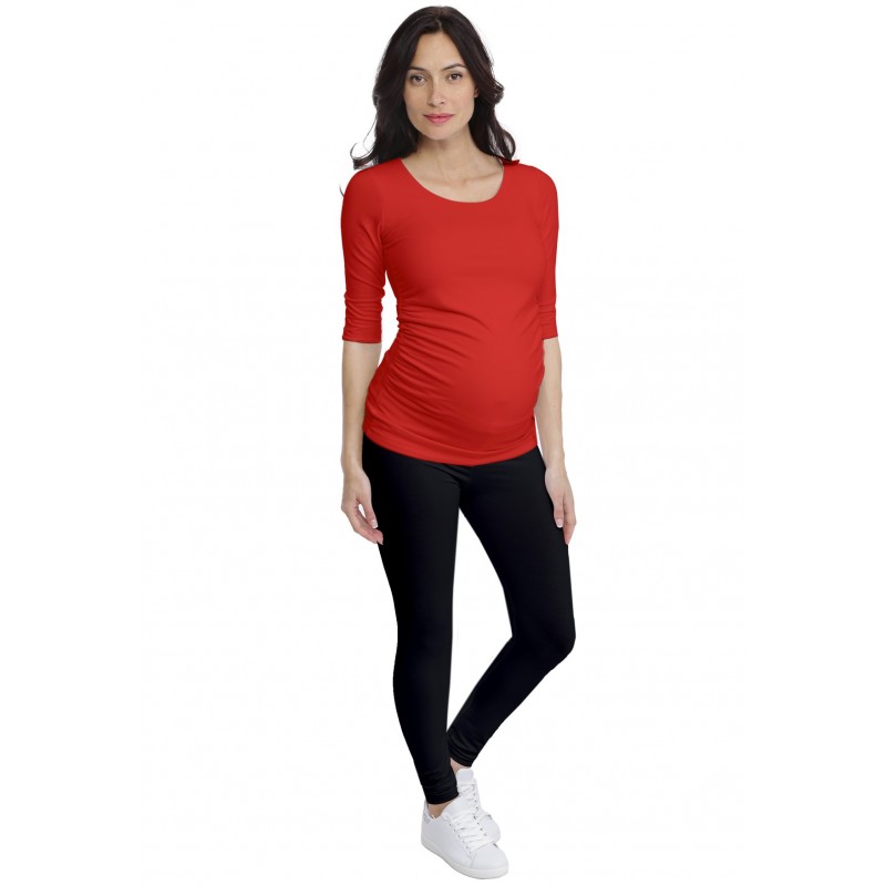 T-shirt de grossesse col rond en modal PAQUERETTE T-shirt de grossesse col rond en modal PAQUERETTE