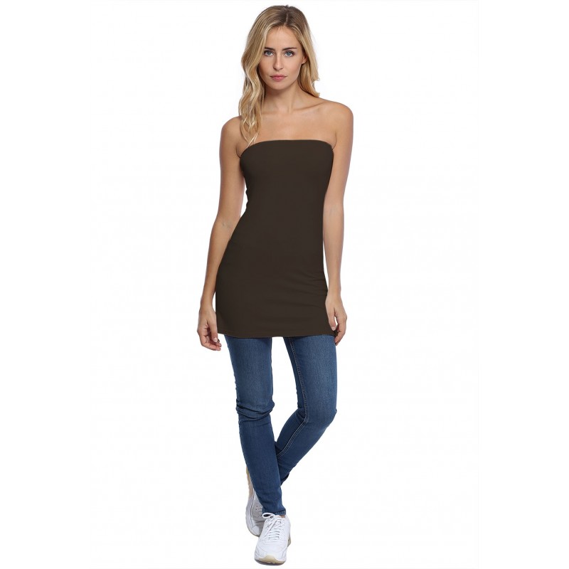 Bustier bandeau long en modal TUBE02 Bustier bandeau long en modal TUBE02