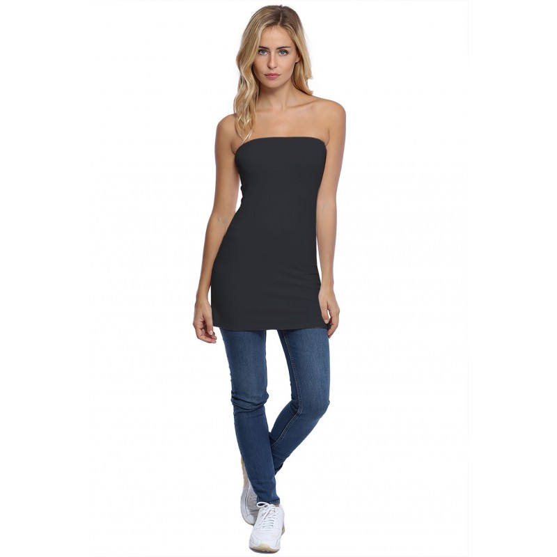 Bustier bandeau long en modal TUBE02 Bustier bandeau long en modal TUBE02