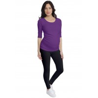 T-shirt de grossesse col rond en modal PAQUERETTE