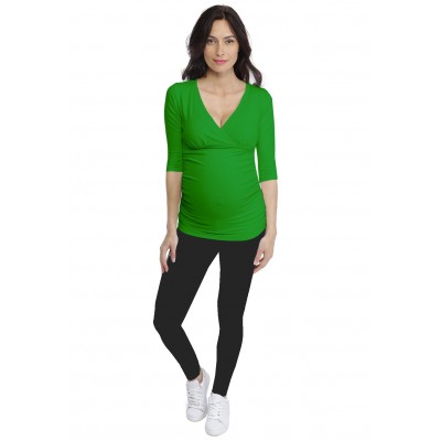 T-shirt cache-coeur de grossesse en modal LYS