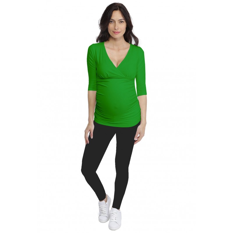 T-shirt cache-coeur de grossesse en modal LYS T-shirt cache-coeur de grossesse en modal LYS