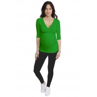 T-shirt cache-coeur de grossesse en modal LYS