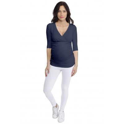 T-shirt cache-coeur de grossesse en modal LYS