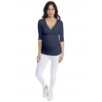 T-shirt cache-coeur de grossesse en modal LYS