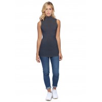 Débardeur long col montant en maille modal PENNY06