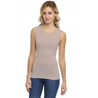 Débardeur col colletage ras du cou en modal KATY01