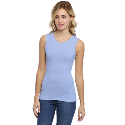 Débardeur col colletage ras du cou en modal KATY01