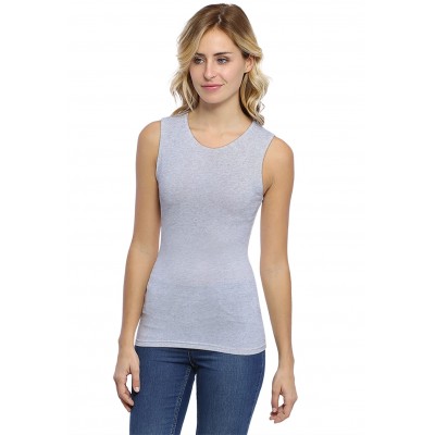 Débardeur col colletage ras du cou en modal KATY01