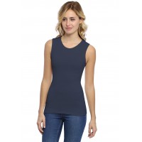 Débardeur col colletage ras du cou en modal KATY01