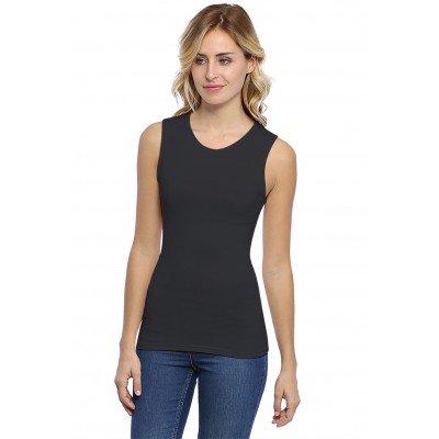 Débardeur col colletage ras du cou en modal KATY01