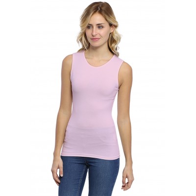 Débardeur col colletage ras du cou en modal KATY01