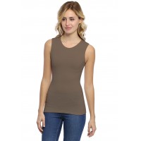 Débardeur col colletage ras du cou en modal KATY01