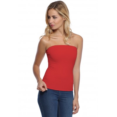 Bustier bandeau doublé devant en modal TUBE01