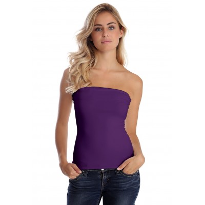 Bustier bandeau doublé devant en modal TUBE01