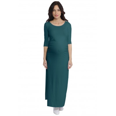 Robe longue de grossesse en modal JACINTHE