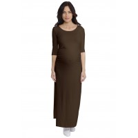 Robe longue de grossesse en modal JACINTHE