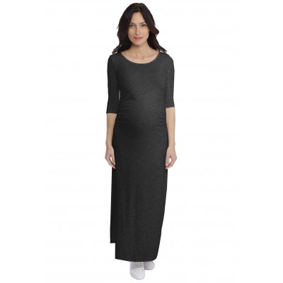 Robe longue de grossesse en modal JACINTHE