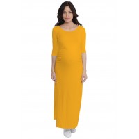 Robe longue de grossesse en modal JACINTHE