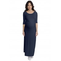 Robe longue de grossesse en modal JACINTHE