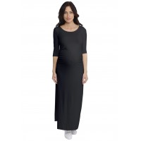 Robe longue de grossesse en modal JACINTHE