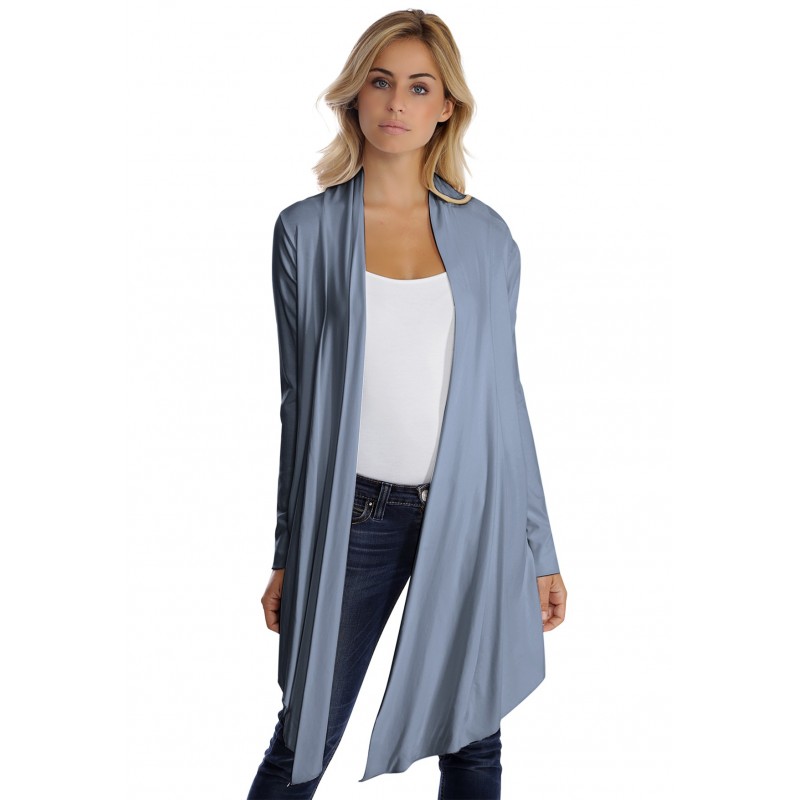 Gilet long manches longues en modal ANNELIE Gilet long manches longues en modal ANNELIE