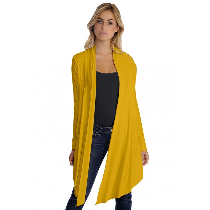 Gilet long manches longues en modal ANNELIE Gilet long manches longues en modal ANNELIE