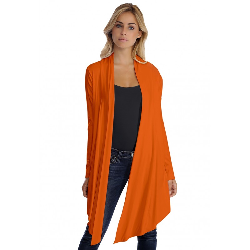 Gilet long manches longues en modal ANNELIE Gilet long manches longues en modal ANNELIE