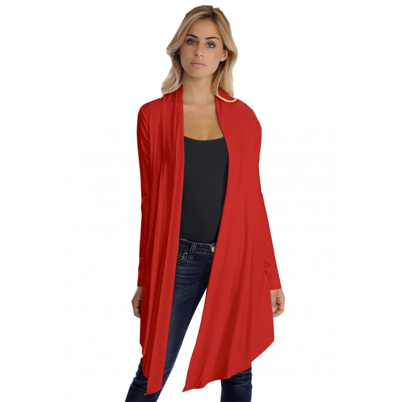 Gilet long manches longues en modal ANNELIE Gilet long manches longues en modal ANNELIE