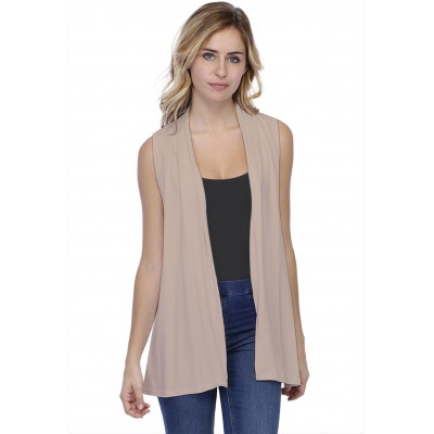 Gilet long sans manches en modal DEBO01