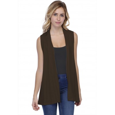 Gilet long sans manches en modal DEBO01