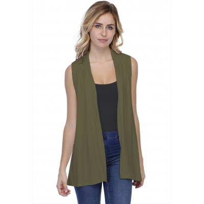 Gilet long sans manches en modal DEBO01