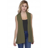 Gilet long sans manches en modal DEBO01