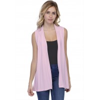 Gilet long sans manches en modal DEBO01