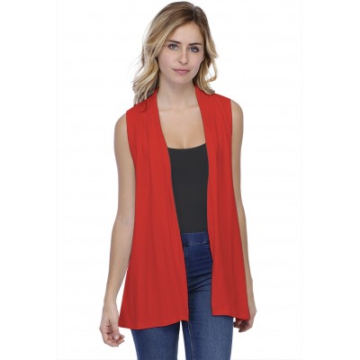 Gilet long sans manches en modal DEBO01