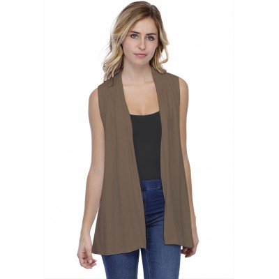 Gilet long sans manches en modal DEBO01